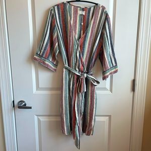 Caslon womens wrap dress size L